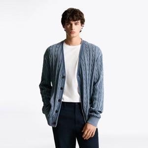 [공식][타미힐피거] 가먼트다이 케이블 가디건 (T12F6KCD350MT1C2B)