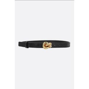 BOTTEGA VENETA Knot thin belt in Intrecciato 15 837003V4R431019