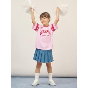 [25SS 30%][빈폴키즈] BP FOOTBALL CLUB 저지 그래픽 티셔츠  라이트 핑크 (BI5642U93Y)