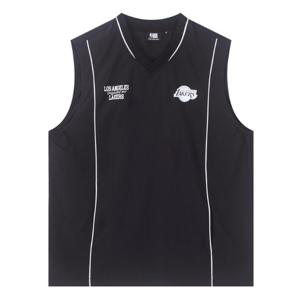 [엔비에이]공용 LAL 컬러블록 오버핏 경량 우븐 슬리브리스 N252TS433P