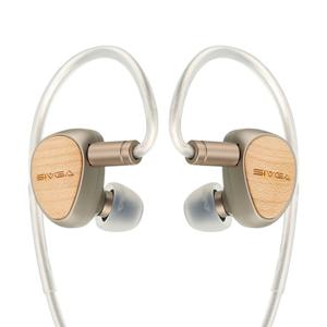 [무케] 시브가_이어폰 (Que)  유선 인체공학 우드 플레이트 다이내믹 드라이버