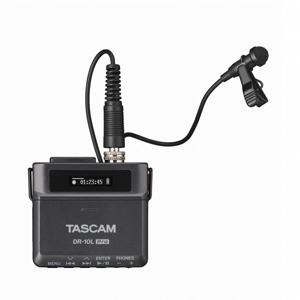 TASCAM DR-10L Pro 32bit Youtube Vlog (태스컴) 플로트 핀 마이크 레코더 블랙 음성