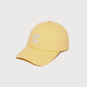M 커버낫모자 CQK CO2400CA22-YL 미들 C로고 B.B캡 Yellow