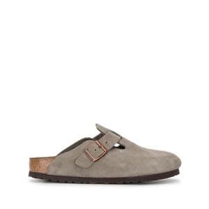 BIRKENSTOCK Birkenstock Womaan39s Boston Taupe 스웨이드 뮬 560773TAUPE