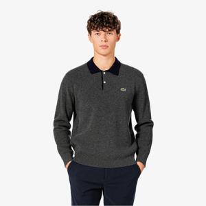 [25FW 15%쿠폰]라코스테 공식 남성 립조직 럭비 스웨터 폴로셔츠 AH405E-55N 050