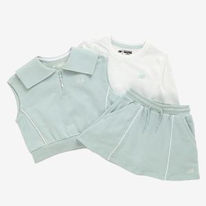 [뉴발란스] 키즈3PCS NBGC_조끼 레이어드 셋업 NK9YF1801G-84 티셔츠