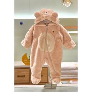 압소바 HK(아기외출복) 세드릭 퍼 우주복(25FW겨울신상) (HA2722106)
