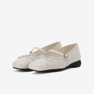 소다  여성 리본 포인트 메리제인 플랫 (ALS505LS--35)