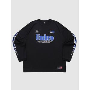 엄브로 원포인트 긴팔 티셔츠 B1 UQ321CRL71 BLK MCH PNK SCW