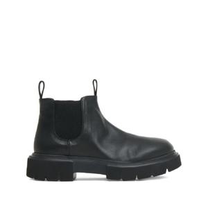 25 FW 만수르가브리엘 카밀라 레더 첼시 부츠 WF25F081POBLACK TP443104981