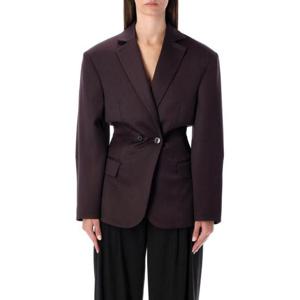 마그다뷰트림 수트 자켓 25A104925 BURGUNDY Red