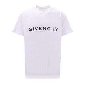 지방시 반팔 티셔츠 BM716N3YAC 100 WHITE