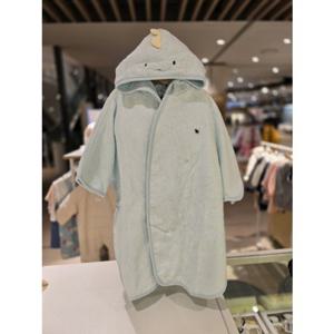 [블루독베이비] 25 SS(민트)디노뱀부목욕가운   출산선물 돌 백일 바스가운 조카 용품 (45970AHD01) ch 25