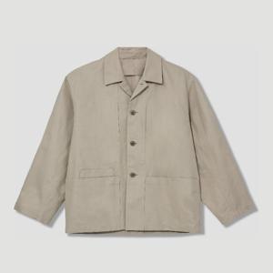 르메르 박시 코튼 리넨 개버딘 워크웨어 재킷 OW1148 LF1350 BG