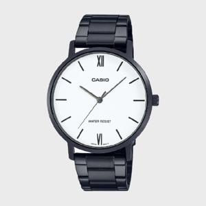 CASIO 카시오 MTP-VT01B-7B 남성시계 심플 메탈 손목시계