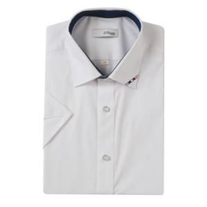 (듀퐁)25년 SS 신상 -SE5MM11HS103SWH(화이트)- 일반핏 미니카라 솔리드 반팔셔츠