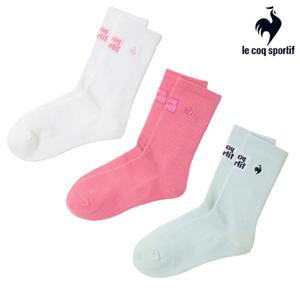 [르꼬끄] 우먼스 스퀘어 로고 하이삭스 QQ122WSC21