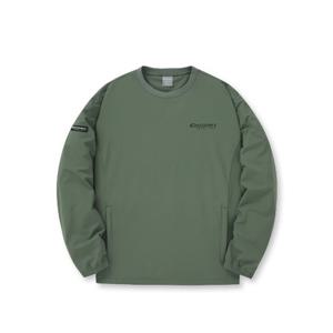 디스커버리 24FW 남성 우븐 에센셜 트레이닝 맨투맨 카키 (DMTR37044LKS)