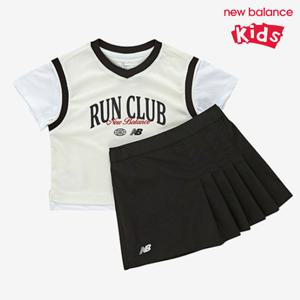 [뉴발란스]뉴발란스 키즈 스포츠 쿨메쉬 스커트 셋업 NK9YF2833G
