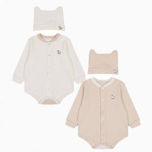 [에뜨와]유네바디수트모자SET 07S517905[출산,신생아 백일선물,가을우주복]