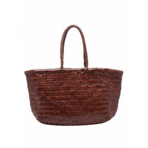 [DRAGON DIFFUSION] 라프리마 여성 크로스 바디 가방 라지 뱀부 트리플 점프 숄더 백 8810BRUCIATO Brown /8