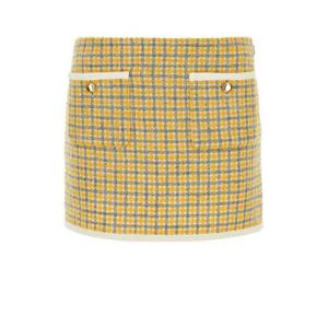 미우미우 숏 스커트 MG2054S23213LK F0J33 Multicoloured