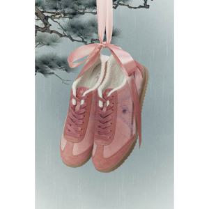 [르꼬끄]포폴라 클래식 PRM 플리스 QQ323LSN91 PNK 스니커즈