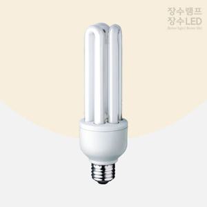 장수램프 삼파장 EL 형광다마 20W 주광색 E26 전구 삼파장 형광램프 삼파장램프 장수램프 형광등