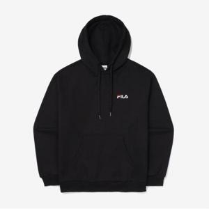[FILA] 유니 루즈핏 베이직 기모 후드티 (FS2POE4105X_BLK)