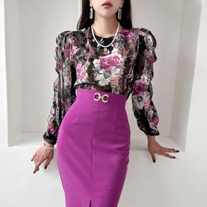 [금찌] 라푼젤 퍼프 블라우스 ST6823B