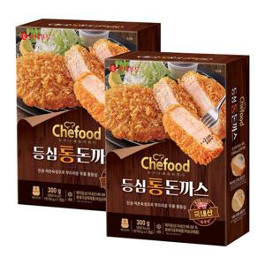 [롯데웰푸드]롯데 Chefood 등심통돈까스 300g 2개