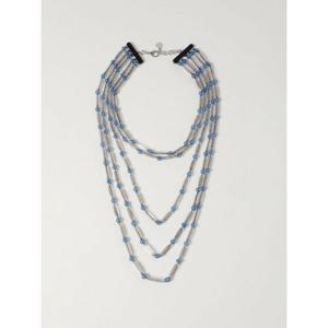 [EMPORIO ARMANI] 라프리마 여성 목걸이 multistrand 인 resin 8606503F649 26741 Grey /6