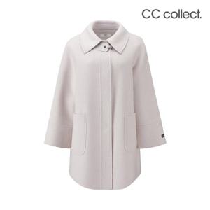 [씨씨콜렉트] 레더장식 포인트 핸드메이드 코트 C244MSG157