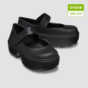 [크록스] 스톰프 메리제인 블랙/블랙 209939-060