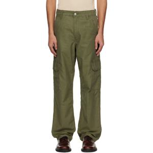 25 FW Levis 남성 그린 568 루즈 스트레이트 카고 팬츠 251099M188000