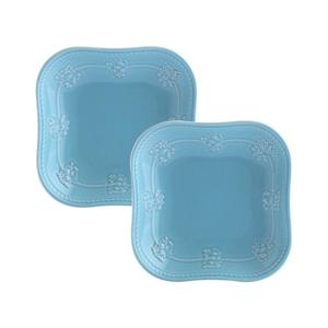 [웨지우드] 페스티비티 12cm 사각접시 2p (블루)