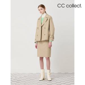 [씨씨콜렉트] C251MSI003 벨티드 하프 트렌치 코트