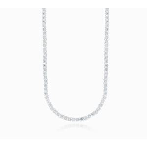 [로이드] 화이트 타임리스 3MM 베이직 테니스 목걸이 (40CM) LLNB23
