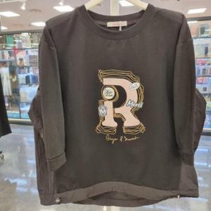 라티움 HC34 여름  앞뒤언발 밑단스트링조절 뒷등판블라우스원단 7부소매여성티셔츠 T2523ts28