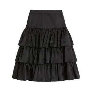 Valentino PAP Skirts Black 6B0RADB092G0NO