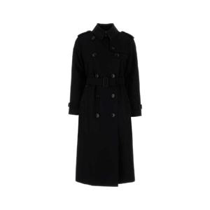 BURBERRY Black cotton trench coat 8079418 A1189