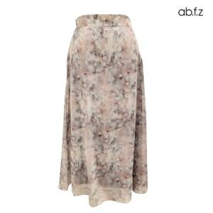 [에이비에프지]반 밴딩 플라워 패턴 A라인 롱 스커트 APZ2HS32D