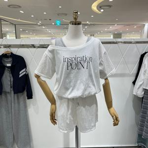 [밸리걸] 레터링 레이어드 티셔츠 818920