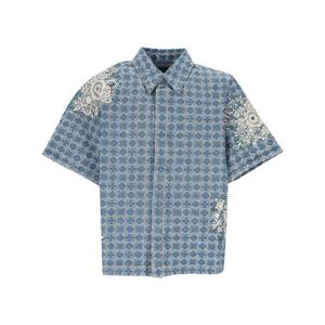 Amiri  Shirts AMDNIR1025Surf Indigo