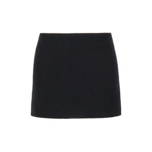 Ann Demeulemeester 컨실드 지퍼 미니 스커트 2302WSK34FA207 099 TP942664952