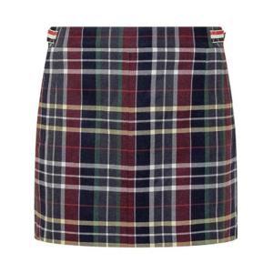 Thom Browne RWB 스트라이프 디테일 체크 미니 스커트 FGCA04AF0651 996 TP943270442