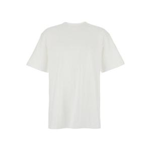 PURPLE BRAND White Crewneck T-Shirt with Dropped Shoulders in Cotton Man P117HJCM724