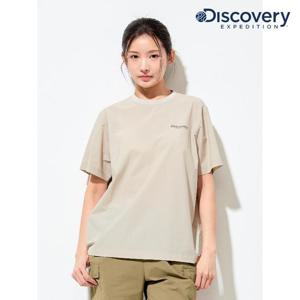 디스커버리 (DXRS87053_NBD) 프레시벤트 우븐 반팔티셔츠 DXNW
