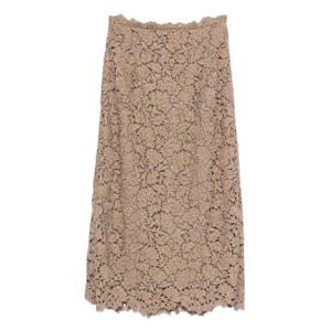 25 FW 에르마노설비노 플로럴 레이스 미디 스커트 D472O339UYO TP440064868