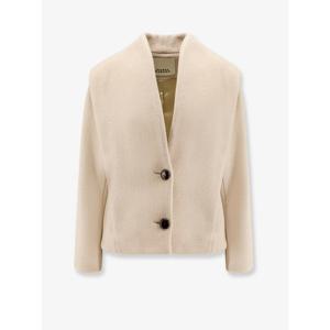 [ISABEL MARANT ETOILE] 라프리마 여성 코트 Dyogo 울 블렌드 자켓 MA0459FA B1D03I23EC Ecru /12